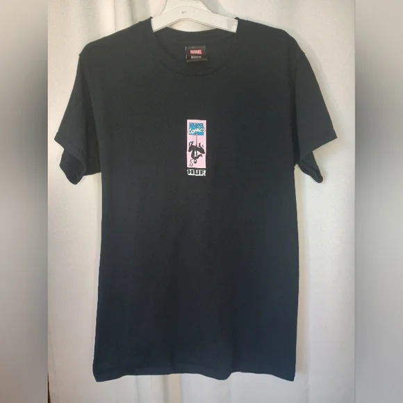 Huf X Marvel Comics Spiderman Graphic T Shirt Adult Small Black Suit Spiderverse - Picture 3 of 9